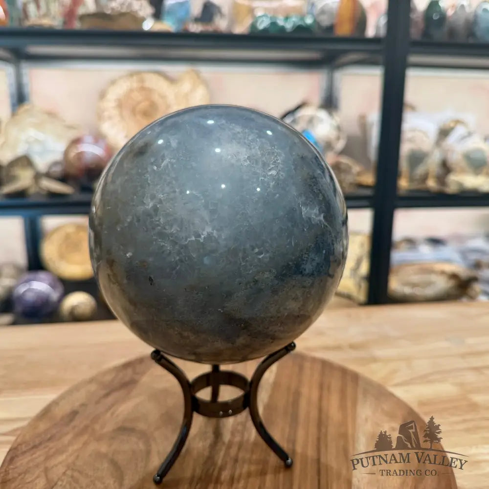 Green Moss Agate Sphere 5.78’’ - Sphere