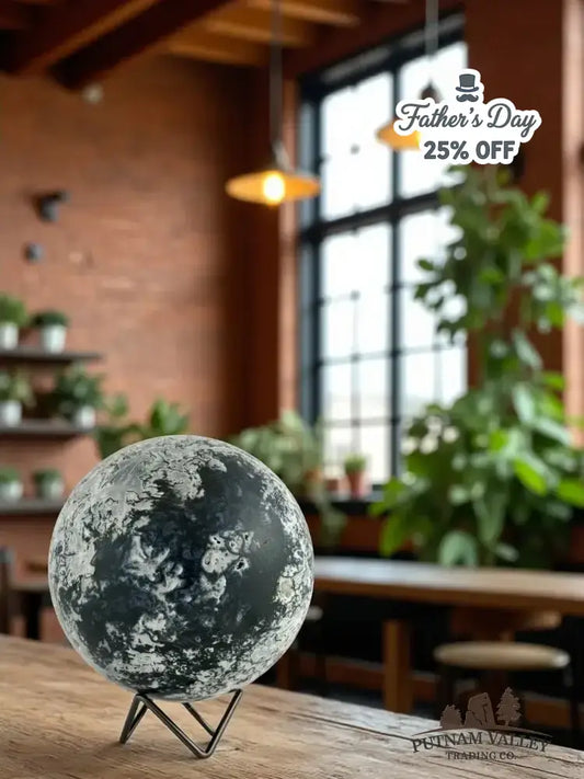 Green Moss Agate Sphere 5.9" - Putnam Valley Trading Co.