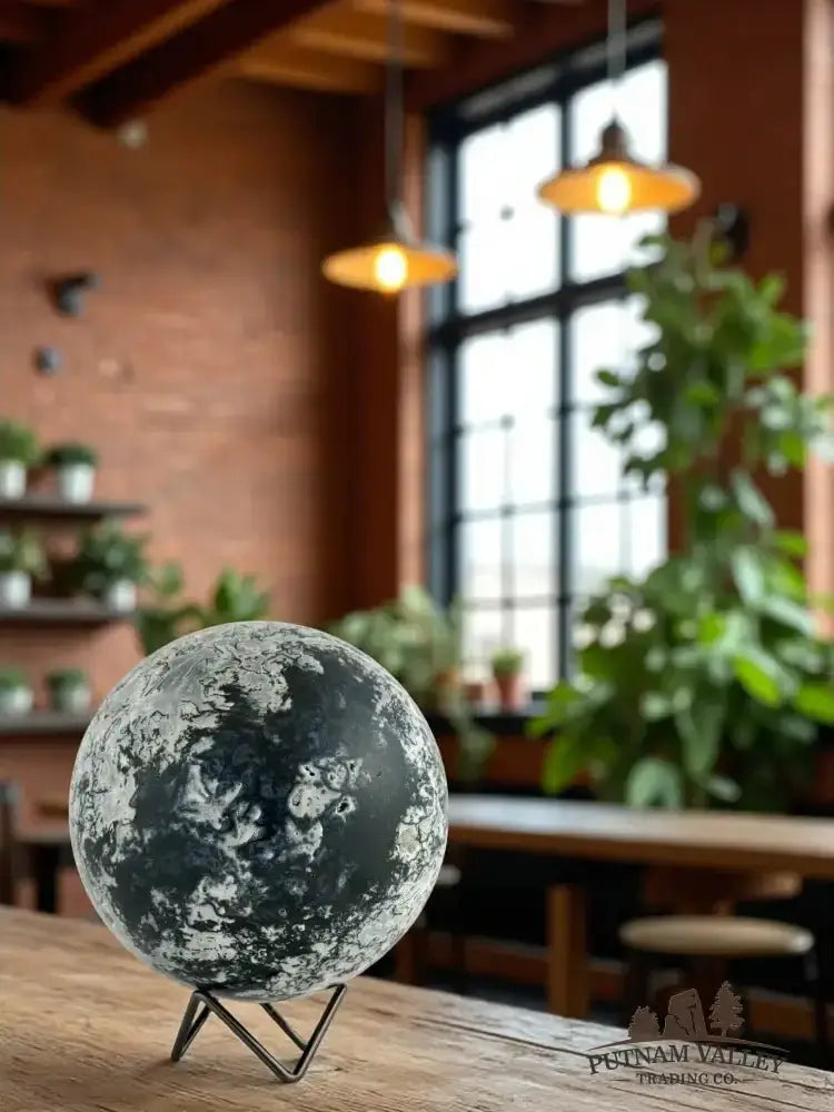 Green Moss Agate Sphere 5.9" - Putnam Valley Trading Co.