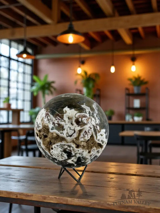 Moss Agate Sphere Specimen