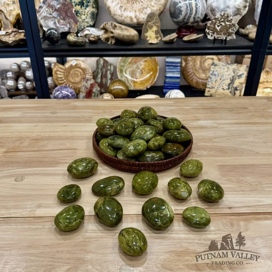 Green Opal Polished Stones (1 lb) - Tumbled Stone