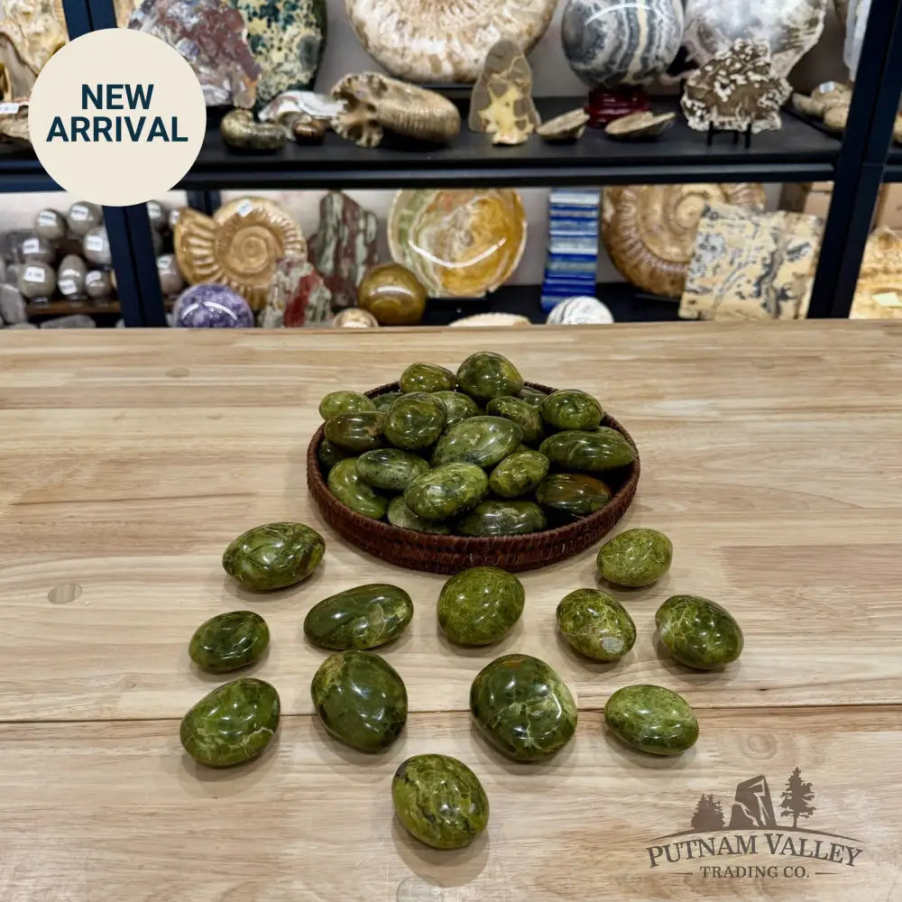 Green Opal Polished Stones (1 lb) - Tumbled Stone