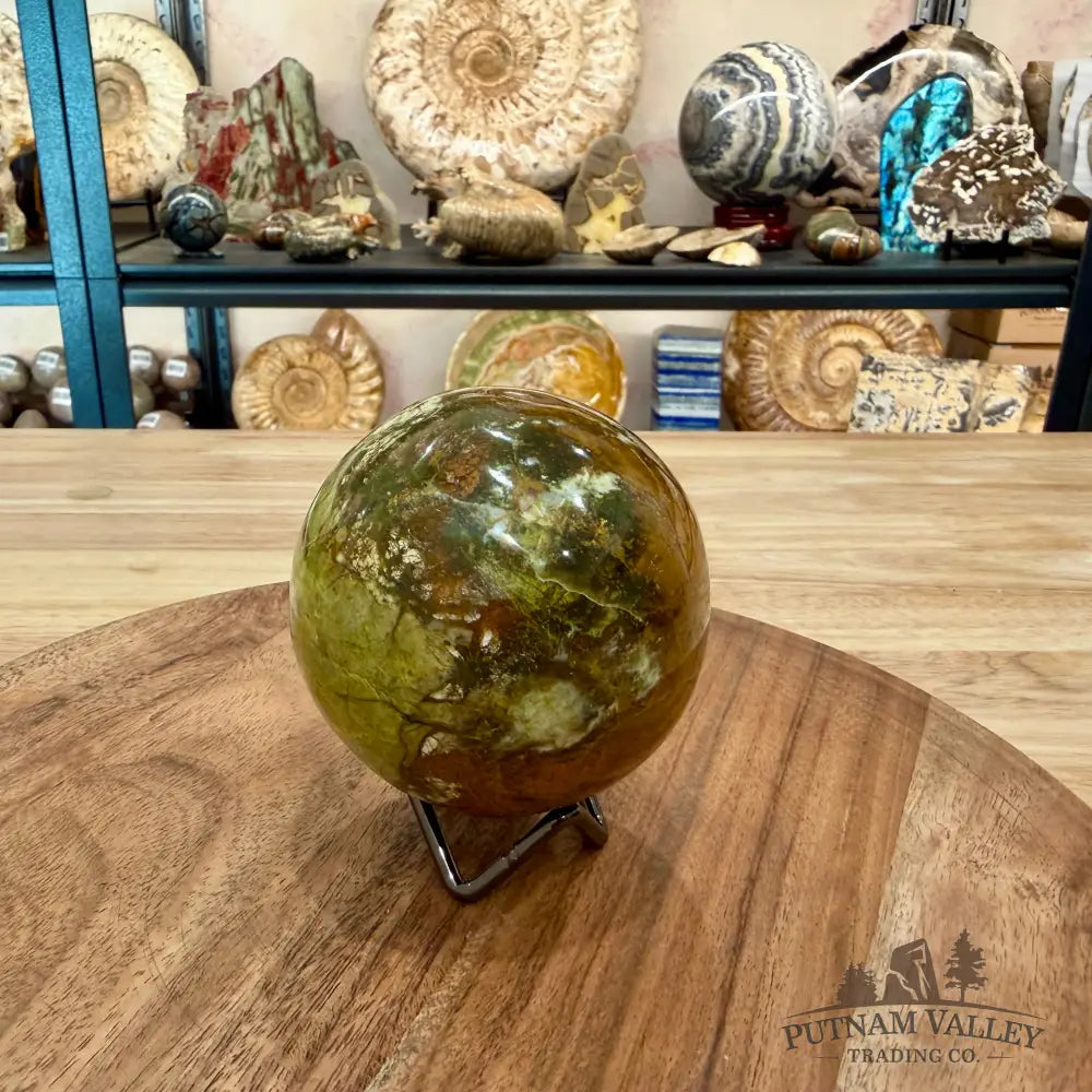 Green Opal Sphere 3.2’’ - Sphere
