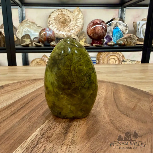 Green Opal Table Accent 3.43’’ - Sculpture
