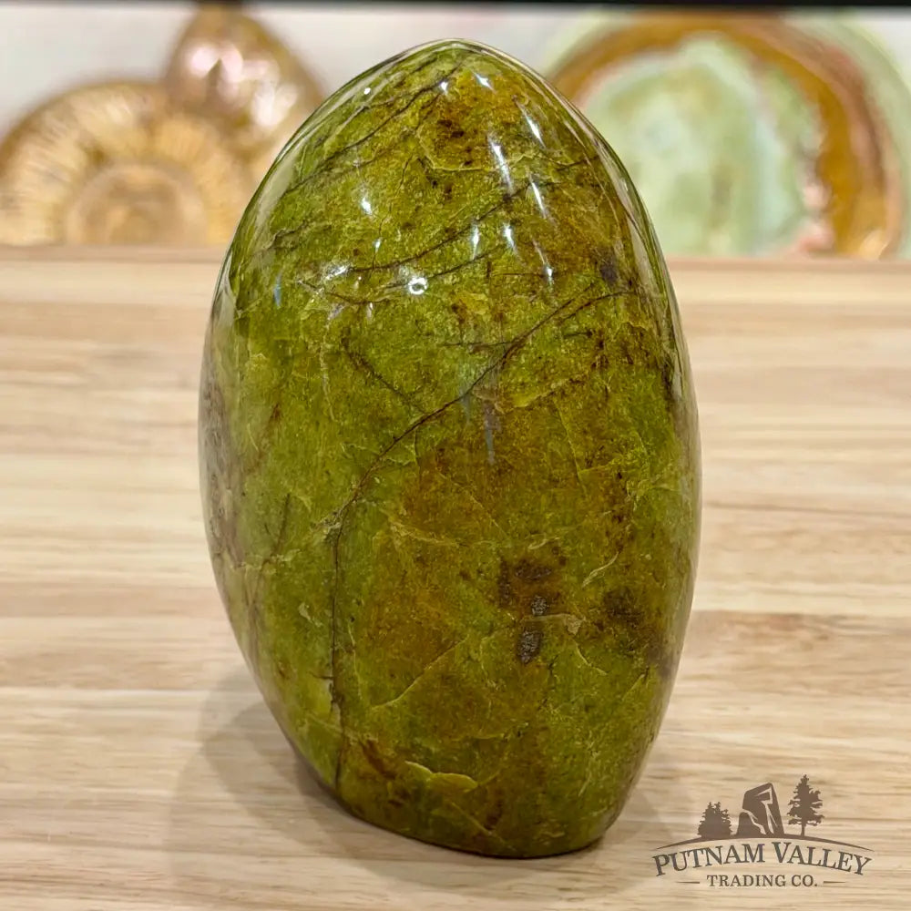 Green Opal Table Accent 4.2’’ - Sculpture