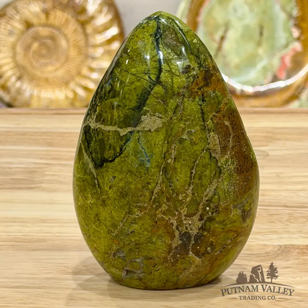 Green Opal Table Accent 5.7’’ - Sculpture