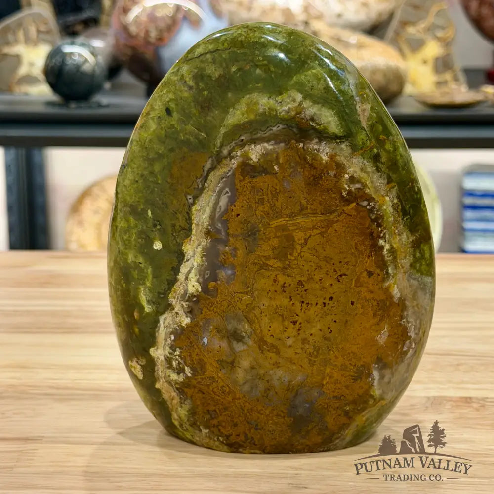 Green Opal Table Accent 6.1’’ - Sculpture