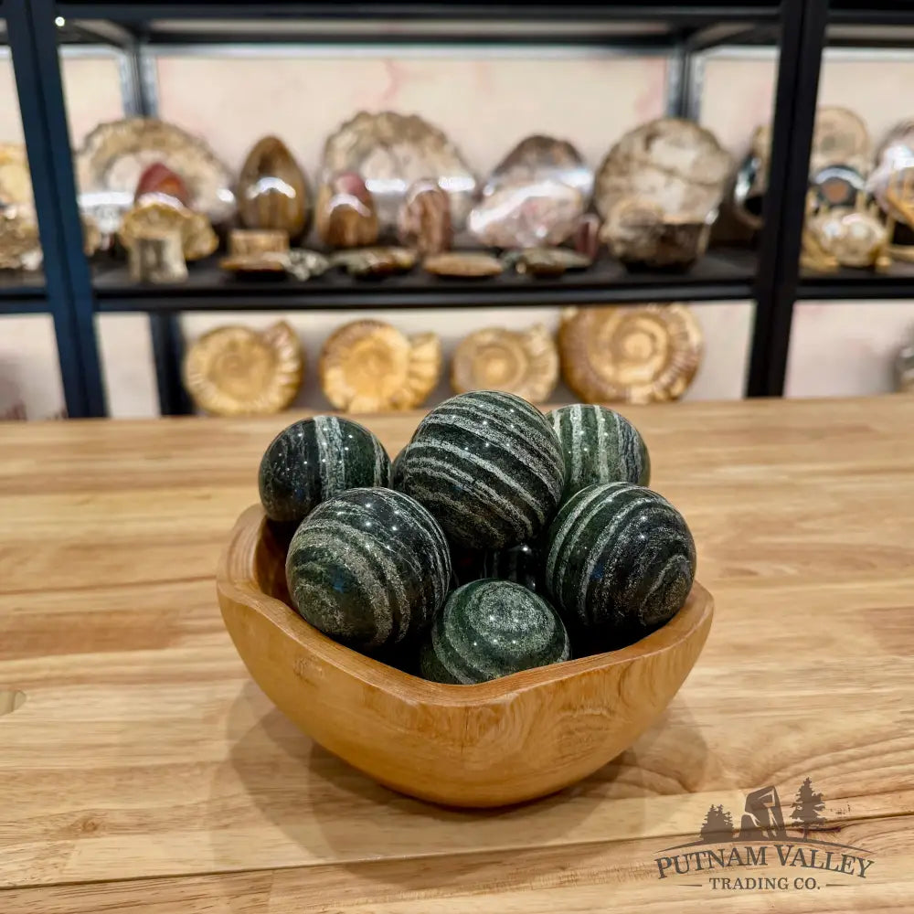 Green Zebra Jasper Spheres Sphere