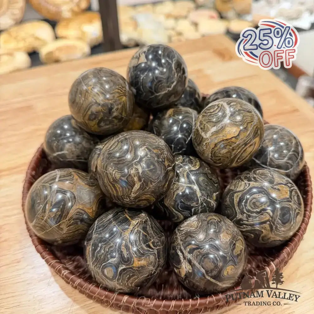 Peruvian Stromatolite Spheres - Putnam Valley Trading Co.
