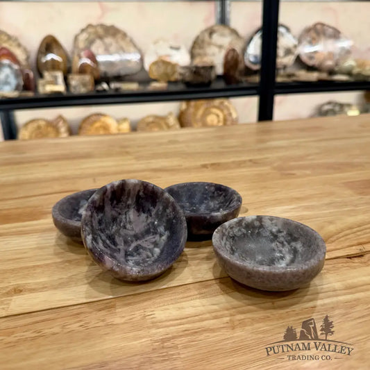 Handcrafted Brazilian Purple Lepidolite Bowls 3’’ Bowl
