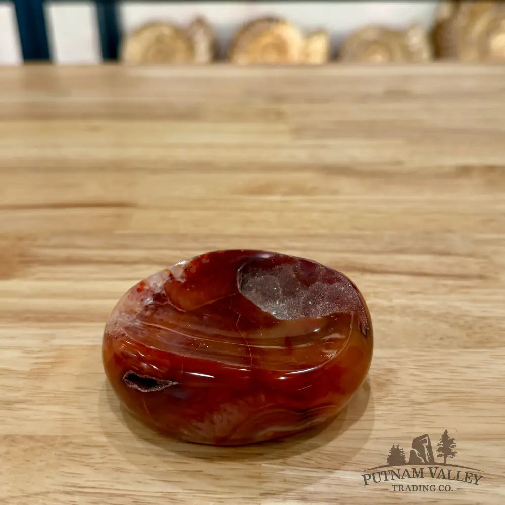 Handcrafted Carnelian Dish 3.2’’ Bowl
