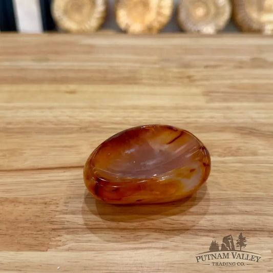 Handcrafted Carnelian Dish 3.22’’ Bowl