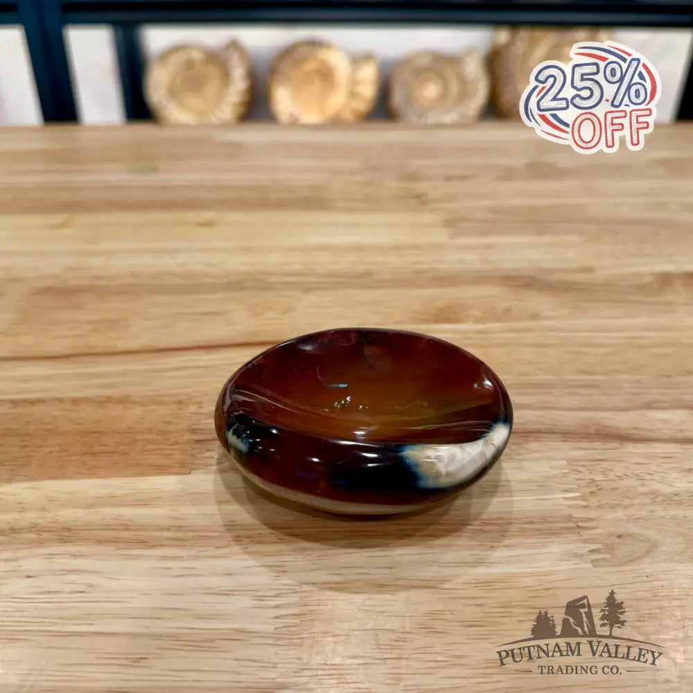 Handcrafted Carnelian Dish 3.51’’ Bowl