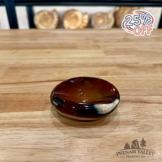 Handcrafted Carnelian Dish 3.51’’ Bowl