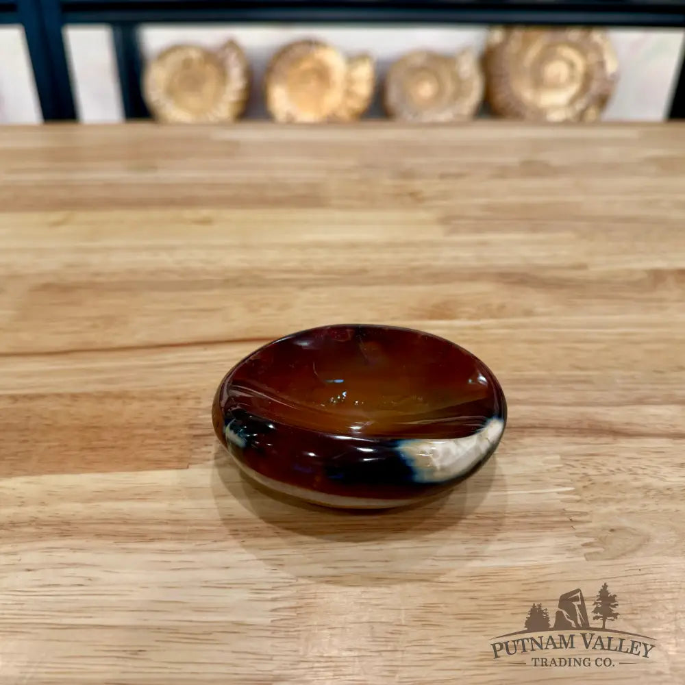 Handcrafted Carnelian Dish 3.51’’ Bowl