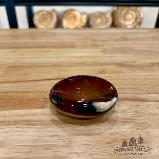 Handcrafted Carnelian Dish 3.51’’ Bowl