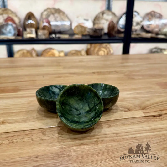 Handcrafted Dendritic Serpentine Bowls 2.6’’ Bowl