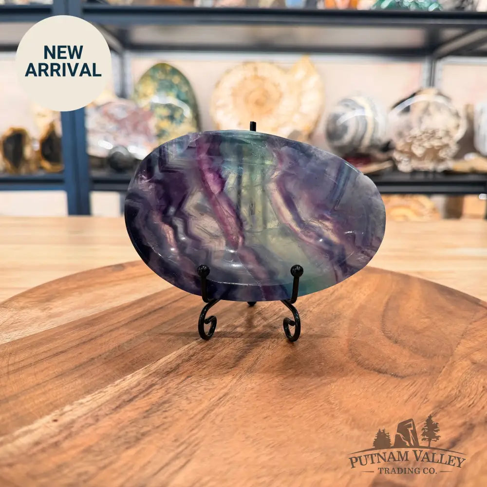 Handcrafted Fluorite Dish 4.96’’ - Bowl