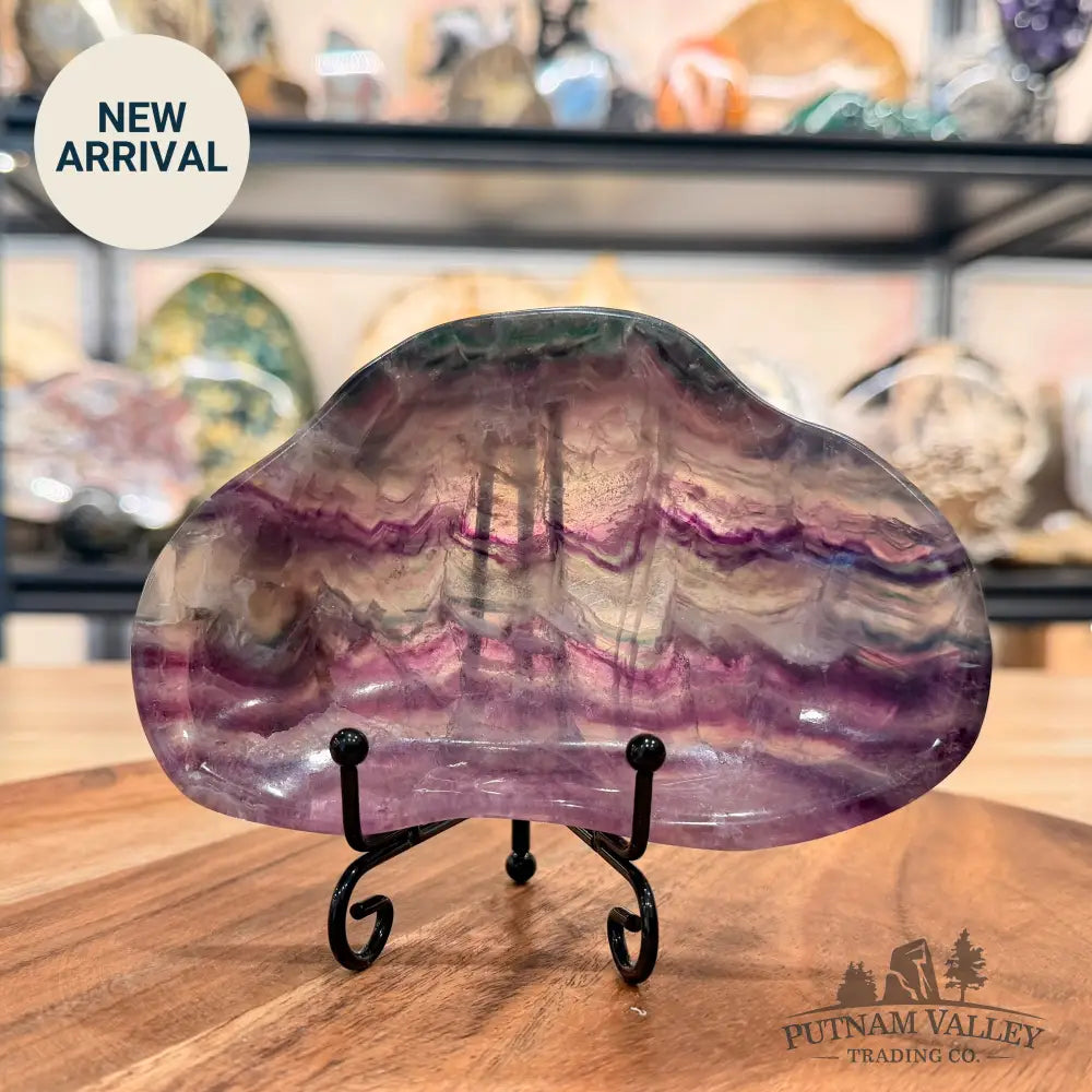 Handcrafted Fluorite Dish 5.37’’ - Bowl