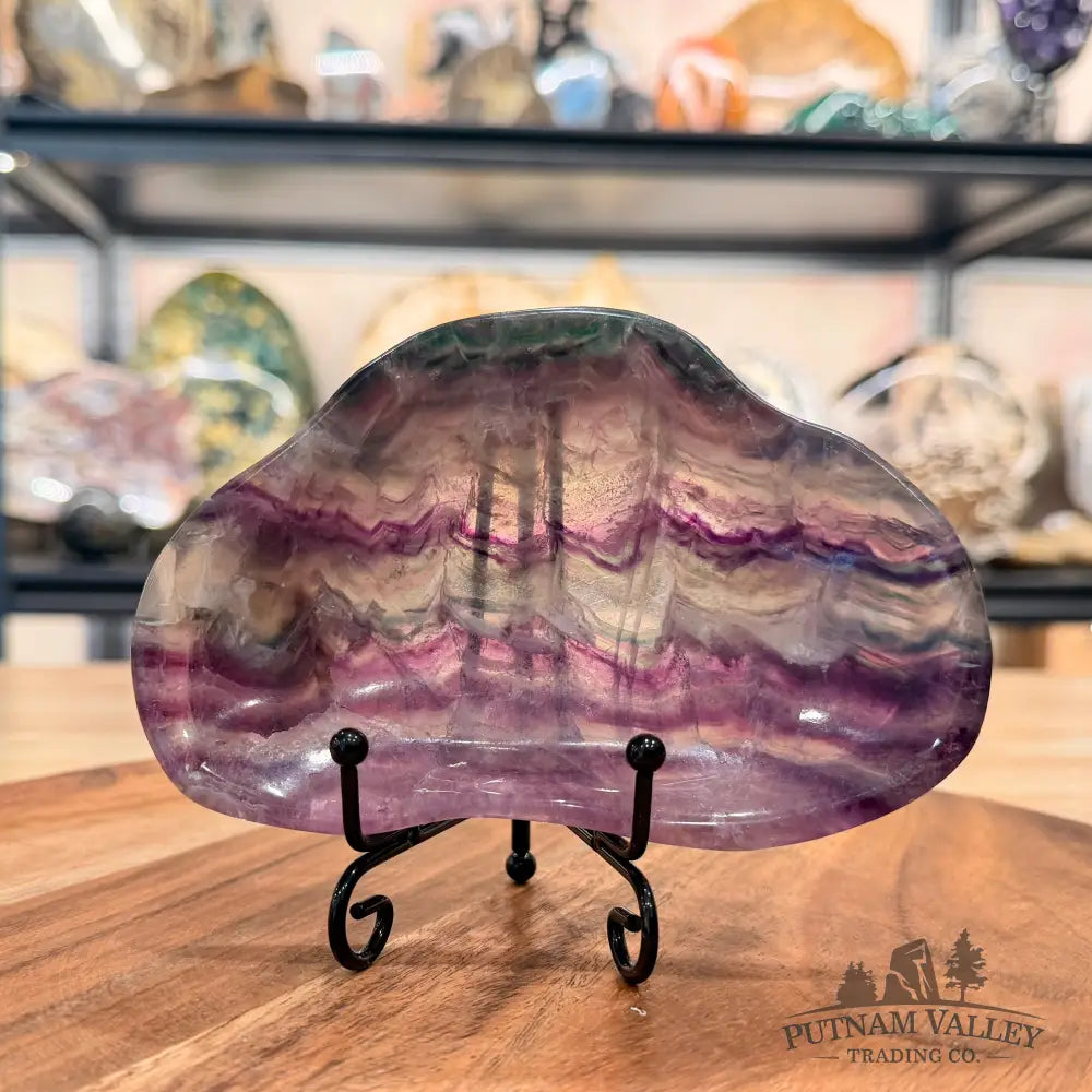 Handcrafted Fluorite Dish 5.37’’ - Bowl