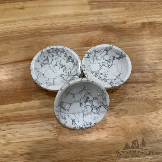 Handcrafted Howlite Bowls 2.7’’ Sphere