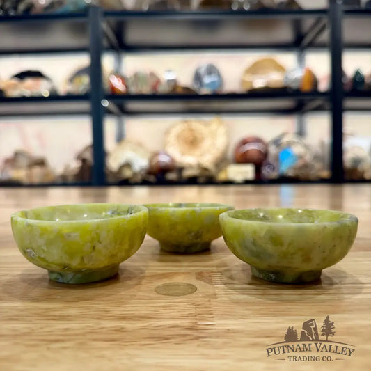 Handcrafted Lantian Jade Bowls 2.7’’ - Bowl