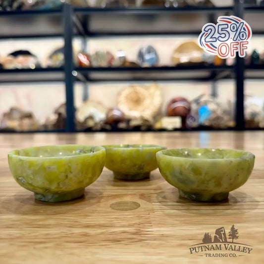 Handcrafted Lantian Jade Bowls 2.7’’ - Bowl