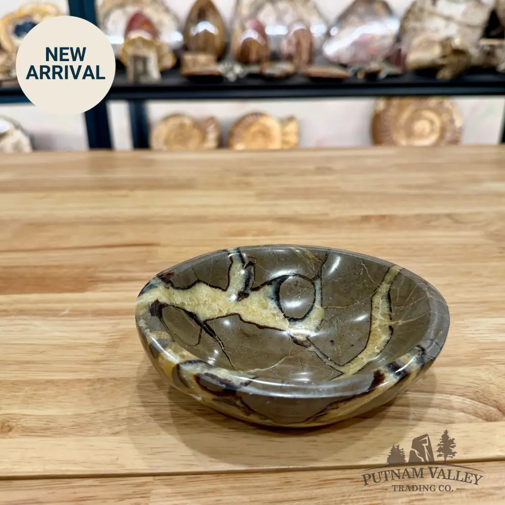 Handcrafted Madagascar Septarian Dish Bowl
