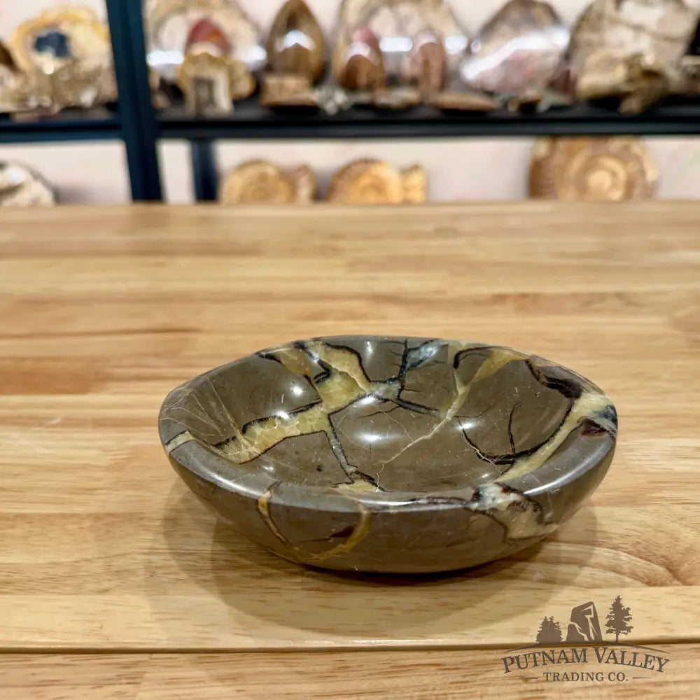 Handcrafted Madagascar Septarian Dish Bowl