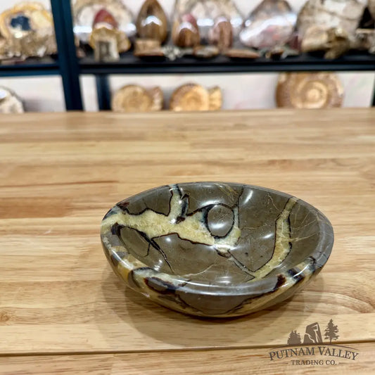 Handcrafted Madagascar Septarian Dish Bowl