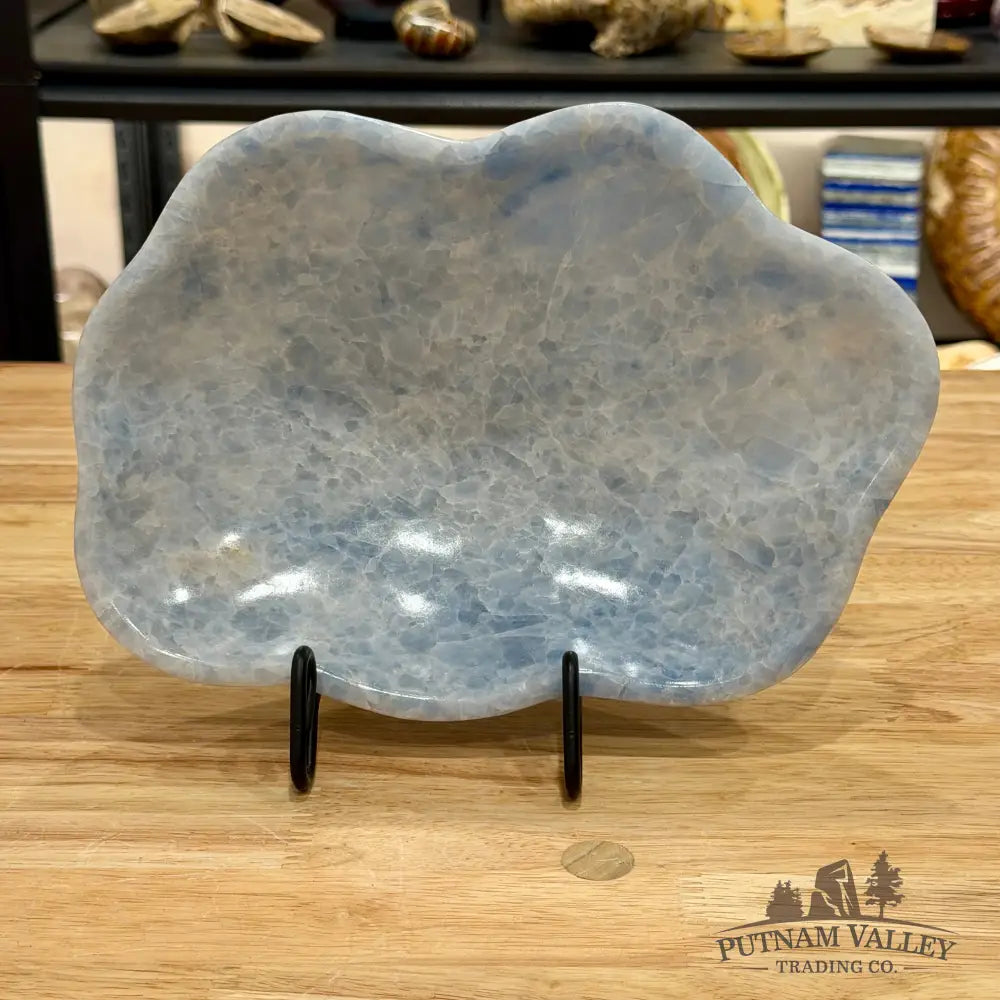 Mexican Blue Calcite Bowl 10’’ - Bowl