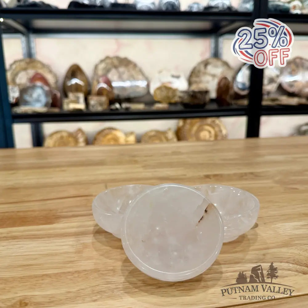 Handcrafted Quartz Bowls 3’’ Bowl