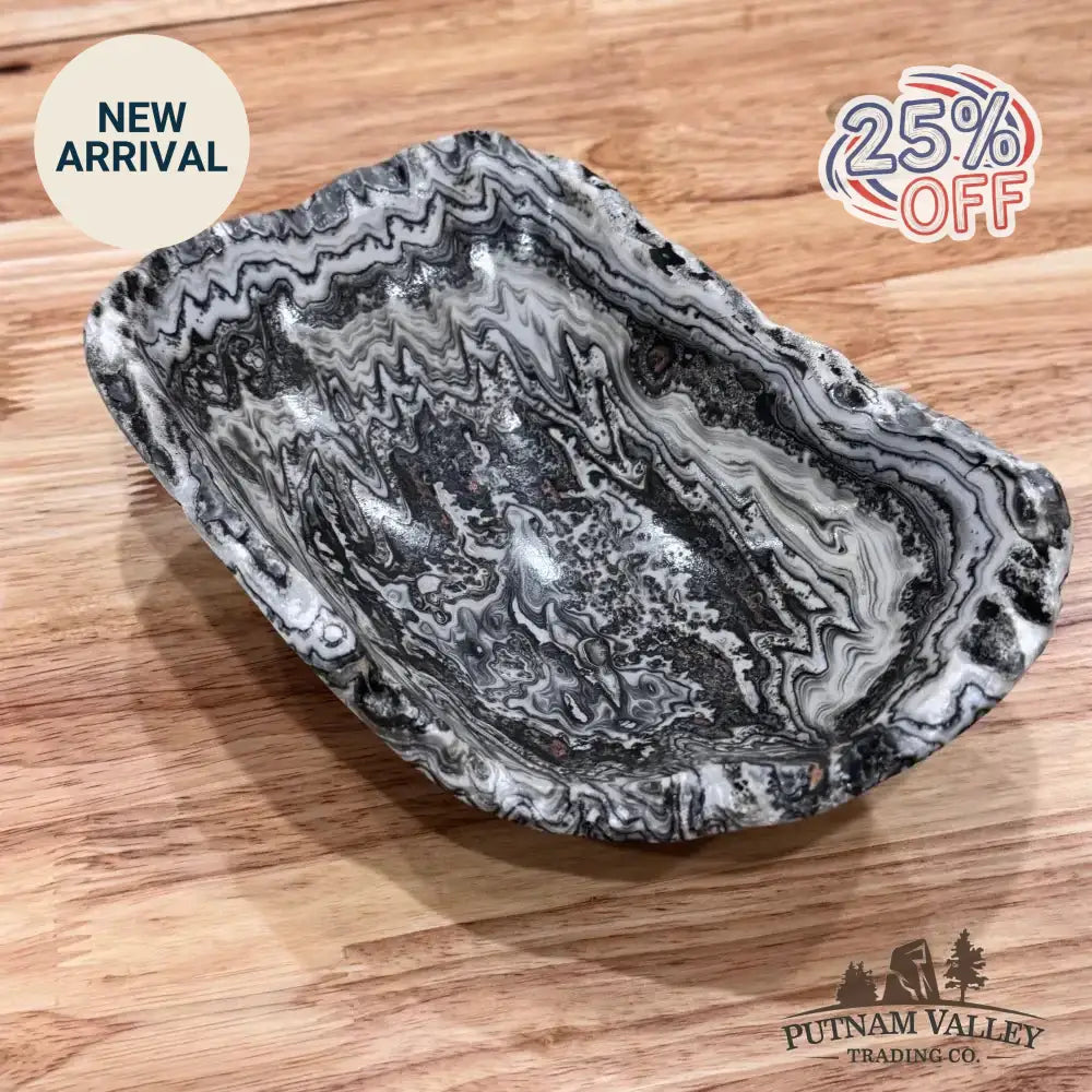 Zebra Onyx Bowl - Putnam Valley Trading Co.