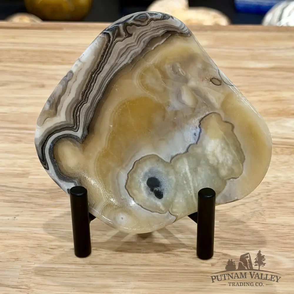 Handcrafted Mexican Zebra Onyx Dish 4.75’’ - Plate