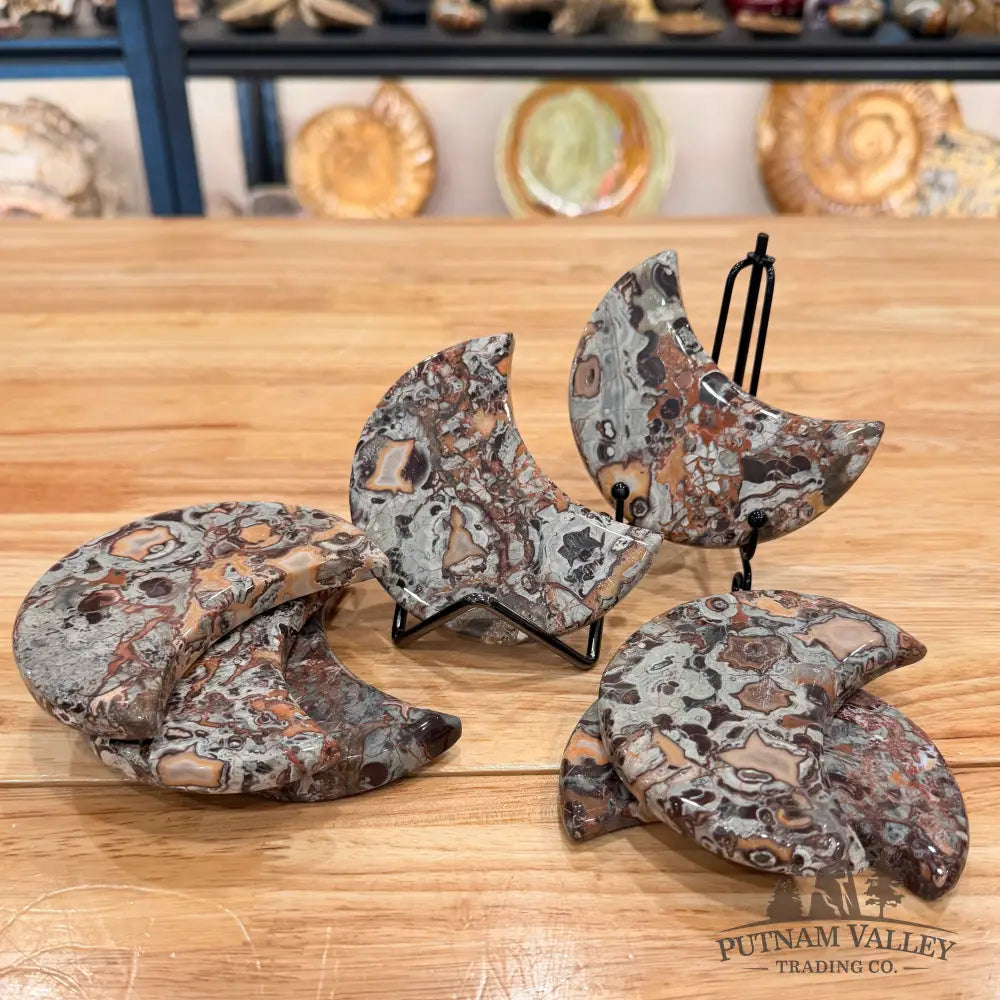 Handcrafted Money Agate Moons - Bowl
