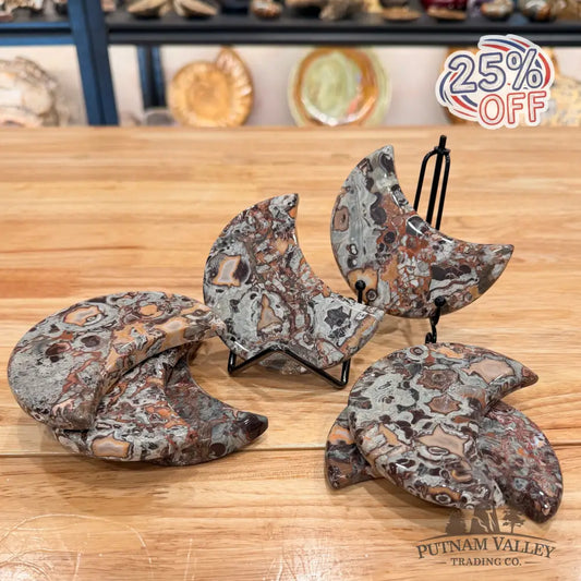 Handcrafted Money Agate Moons - Bowl