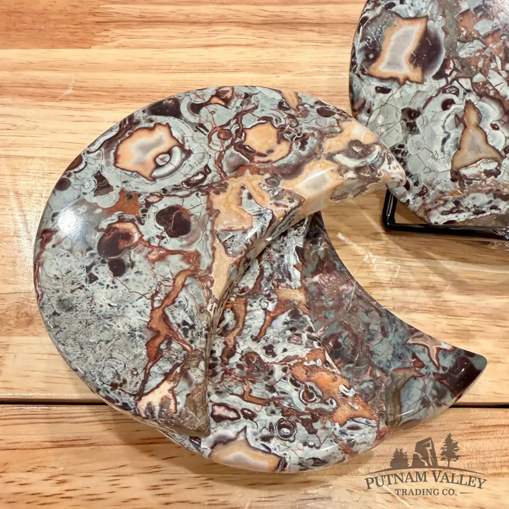 Handcrafted Money Agate Moons - Bowl