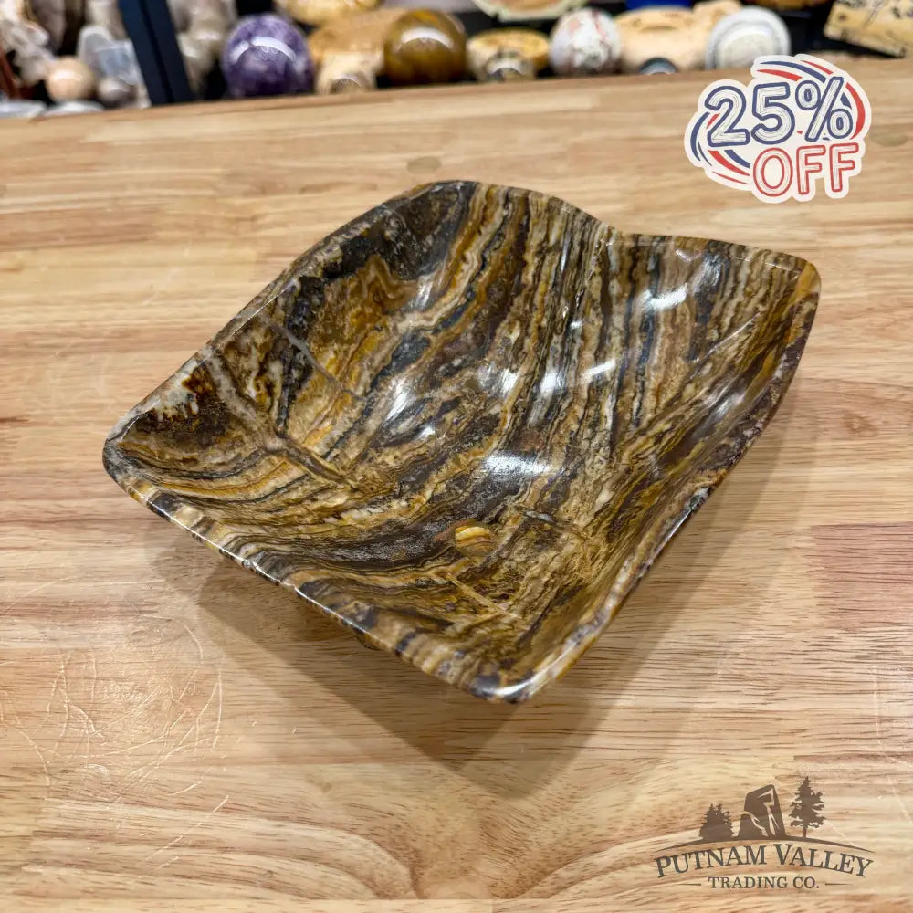 Moroccan Amber Onyx Bowl 8.5’’ - Bowl