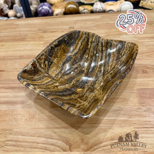 Moroccan Amber Onyx Bowl 8.5’’ - Bowl