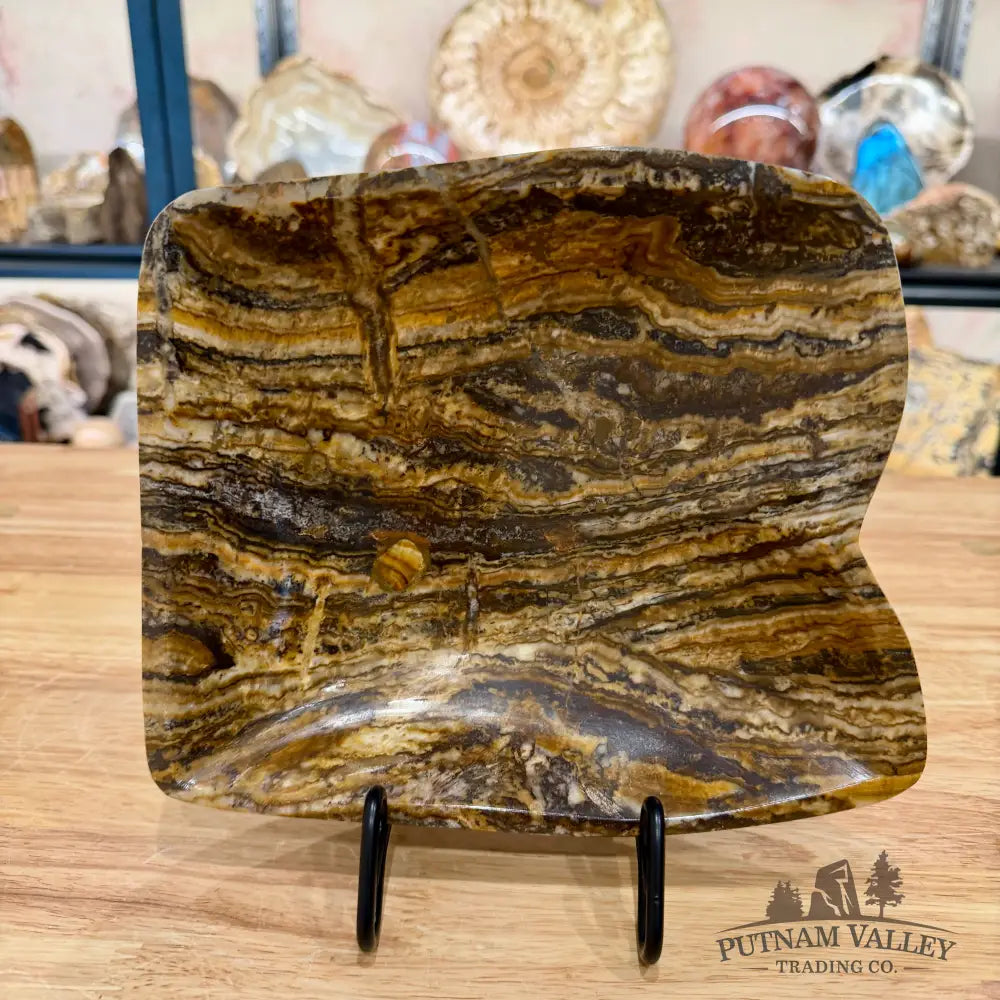 Moroccan Amber Onyx Bowl 8.5’’ - Bowl