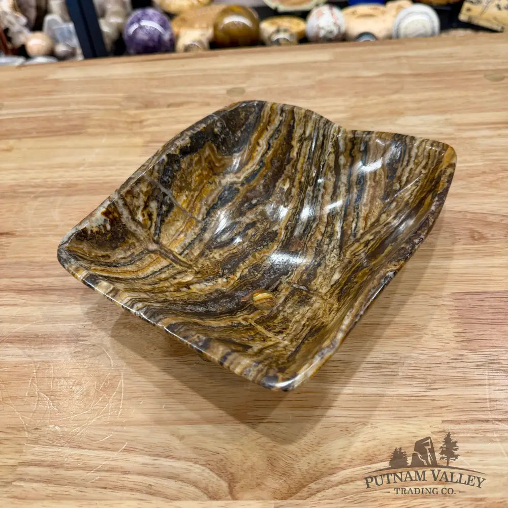 Moroccan Amber Onyx Bowl 8.5’’ - Bowl