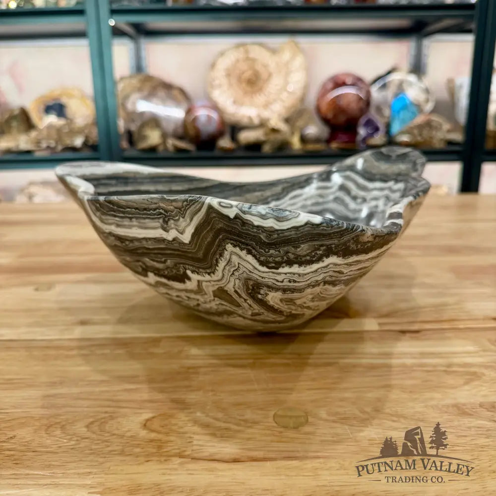 Mexican Zebra Onyx Bowl 13’’ Bowl