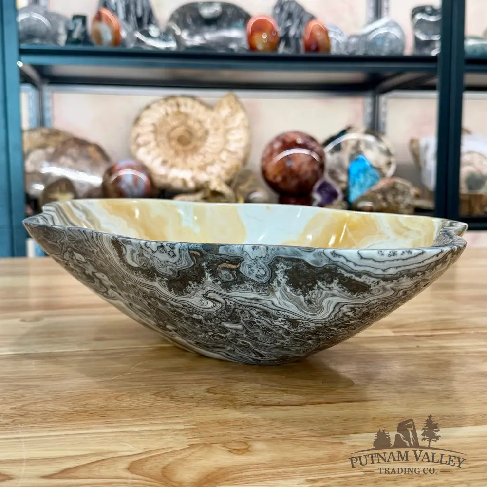 Mexican Zebra Onyx Bowl 15’’ Bowl