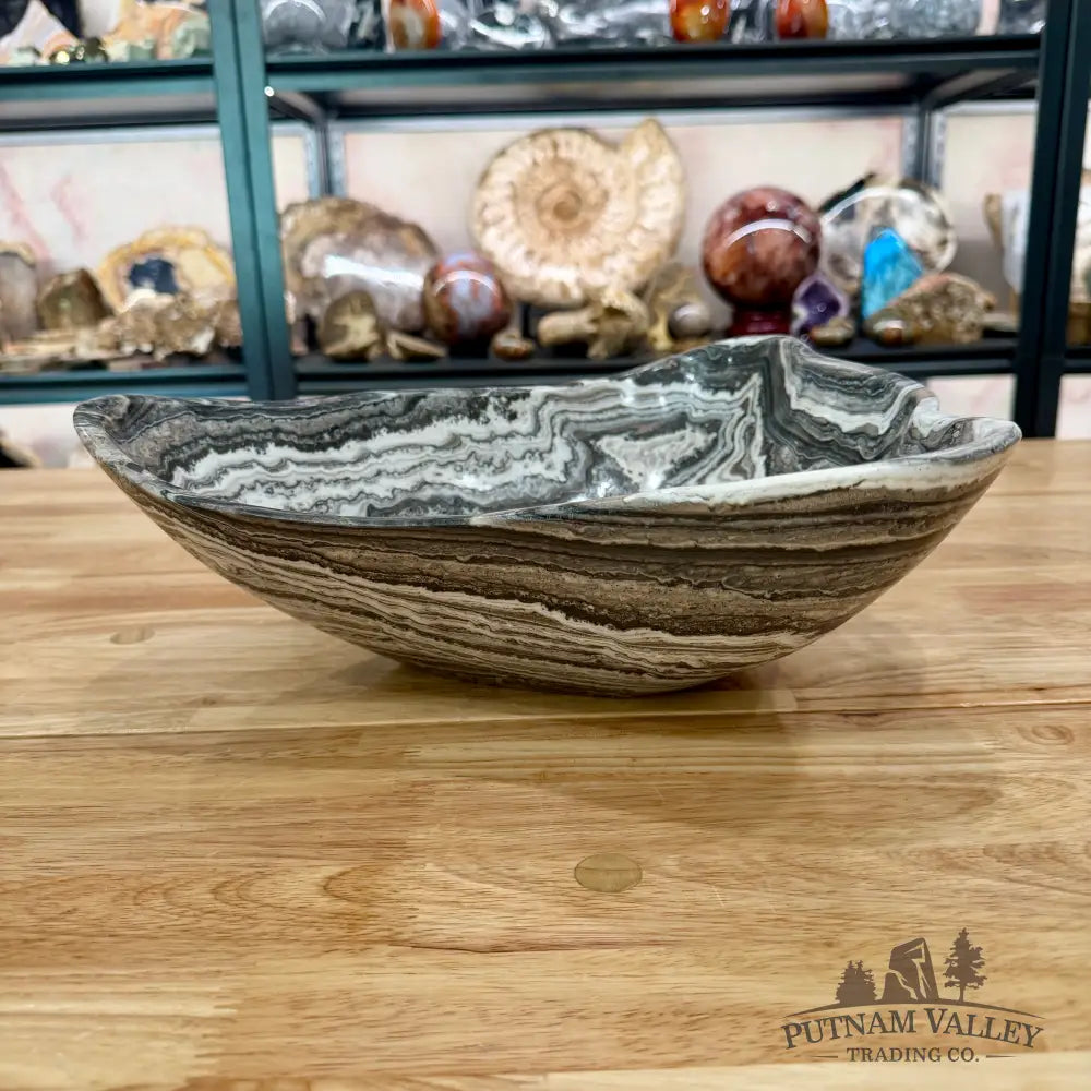 Mexican Zebra Onyx Bowl 13’’ Bowl
