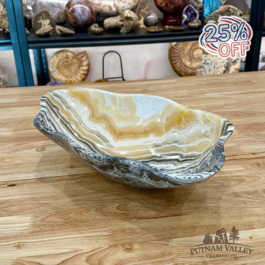 Mexican Zebra Onyx Bowl 15’’ Bowl
