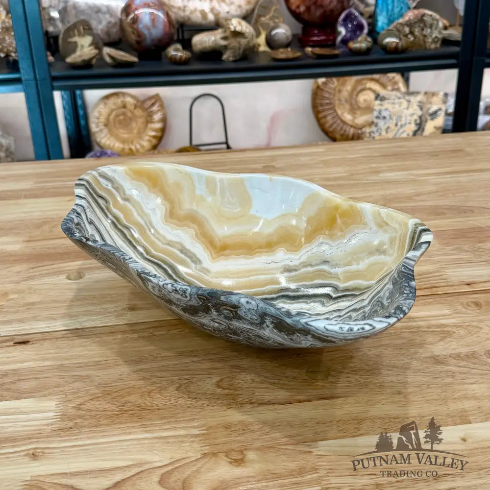Mexican Zebra Onyx Bowl 15’’ Bowl