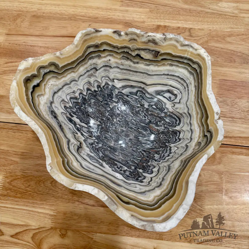 Mexican Zebra Onyx Bowl 12.5’’ Bowl