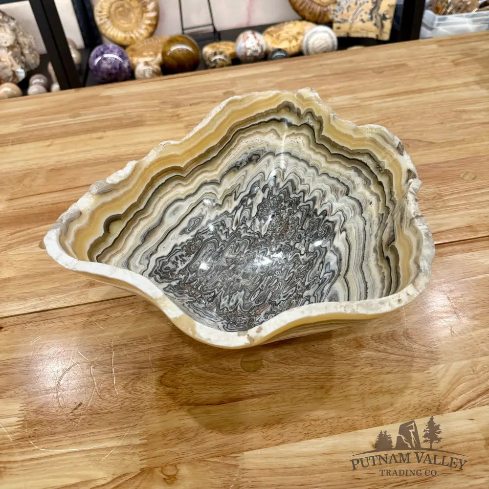 Mexican Zebra Onyx Bowl 12.5’’ Bowl