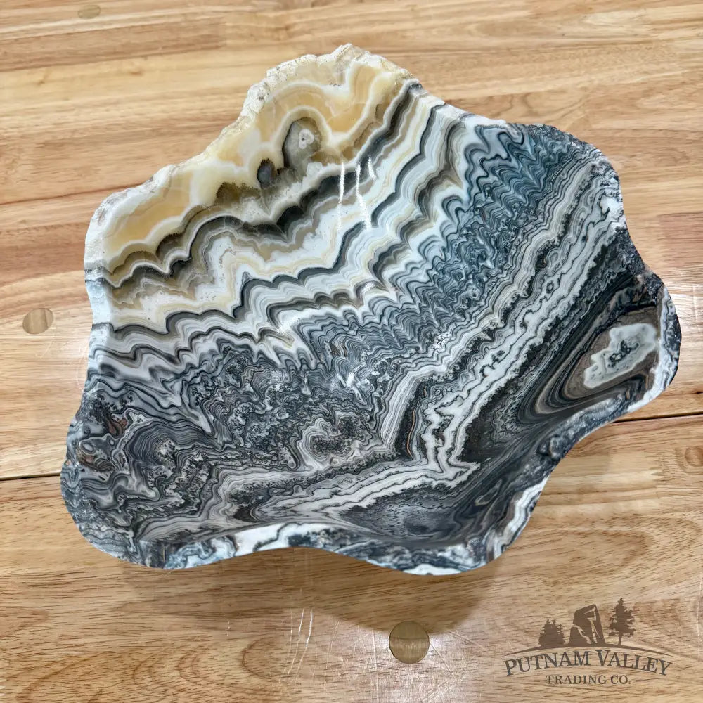 Mexican Zebra Onyx Bowl 11.5’’ Bowl