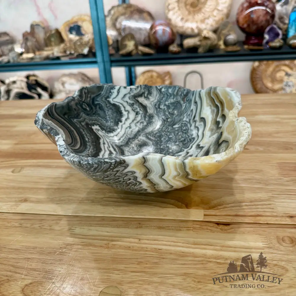 Mexican Zebra Onyx Bowl 11.5’’ Bowl